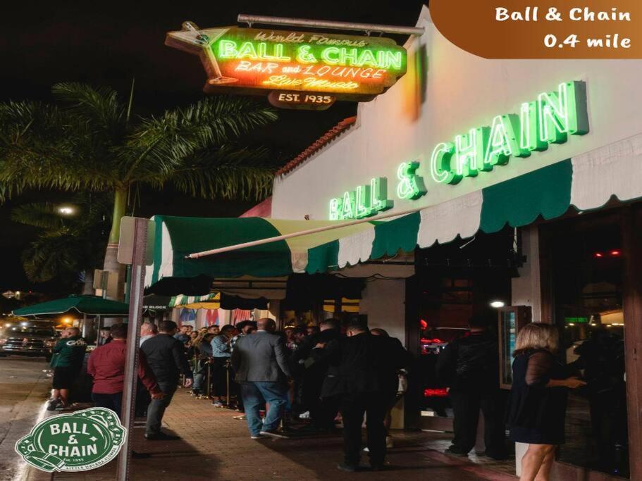 New! Havana Nights Villa ! Walk To Calle Ocho! マイアミ エクステリア 写真